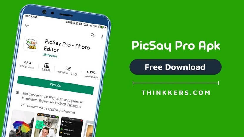 Picsay Pro.Apk Download Free with Color Adjustment, Transform Pic, Distort, Artistic, & Filters