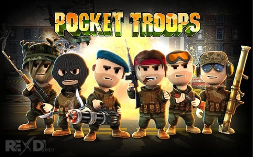Pocket Troops Mod Apk Download with Unlock All Weapons, Challenges, Missions